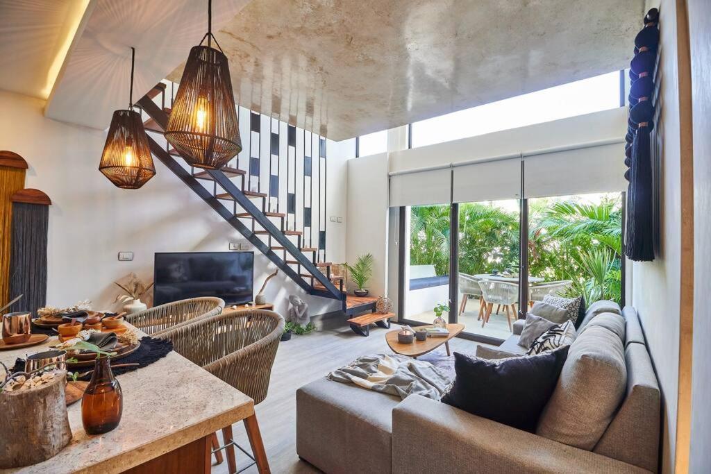 Neem 14 1Br Bohogem In The Heart Of Tulum Apartman Kültér fotó